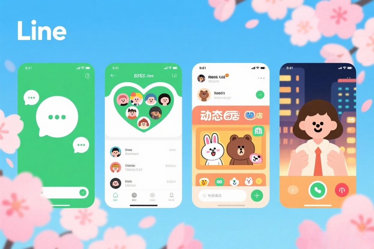 LINE核心功能深度教程：群聊、通话、动态与主题美化